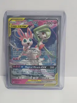 Pokemon Gardevoir & Sylveon GX TAG TEAM Ultra Rare Unbroken Bonds 130/214 - Image 1