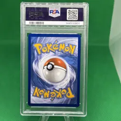 2025 Pokemon Phantasmal Flames Meowth Illustration Rare #106/094 PSA 8 - Image 2