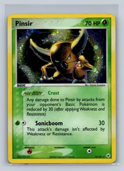 Pokemon Pinsir Holo Rare Hidden Legends 13/101 2004 TCG English MP - Image 1