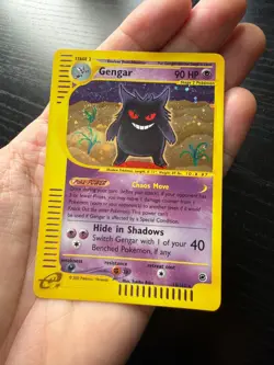 Pokemon Gengar Expedition Holo Rare SWIRL 13/165 - Image 1