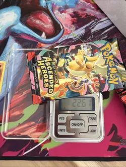 VERY HEAVY! GOD PACKUU 22.69G Ascended Heroes Pokemon TCG Booster (SEALED) X4 - Image 5