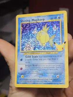 Pokemon Shining Magikarp 66/64 Holo Celebrations Classic Collection *Has Damage* - Image 2