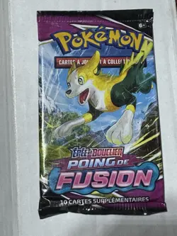 FRENCH Pokemon Poing De Fusions Booster Pack Fusion Strike Boltund Art - Image 1