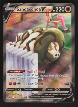 Sandaconda V 252/264 Pokemon TCG SWSH08: Fusion Strike NM - Image 1