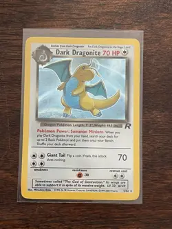 2000 Pokemon Team Rocket Dark Dragonite holo 5/82 - Image 1