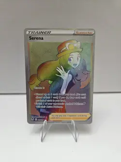 Pokemon TCG Serena 207/195 SWSH12 Silver Tempest Full Art Rainbow Secret NM - Image 1