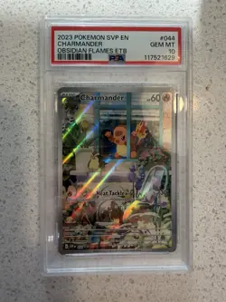Pokemon TCG Charmander Obsidian Flames Promo #044 PSA Gem Mint 10 - Image 1