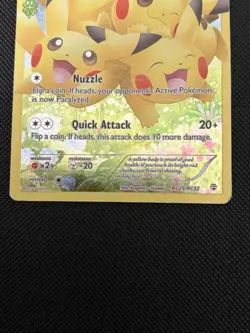Pokemon TCG Pikachu Generations Radiant Collection RC29/RC32 Full Art Holo - Image 3