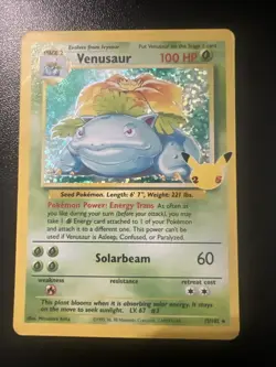 Pokemon 2021 Celebrations Venusaur #15/102 - Image 1