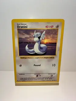 Dratini 26/102 Uncommon Base Set Shadowless Pokemon Lightly Played - Image 1