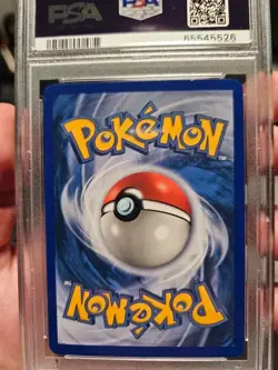 2003 Pokemon EX Dragon #89 Ampharos EX-Holo PSA 8 🌀 Perfect Swirl - Image 2