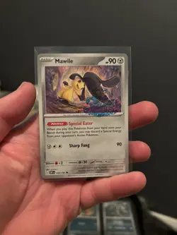 Pokemon Mawile 143/197 Obsidian Flames Printer Hickey Ink Error Misprint LP - Image 1