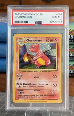 Pokemon Charmeleon CLC 002/034 Classic Collection Base Set Holo PSA 10 GEM MINT - Image 1