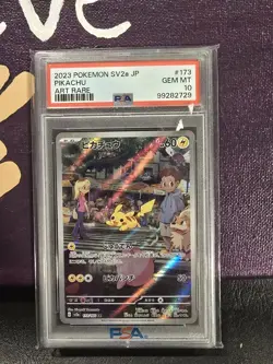 2023 Pokemon SV2a JP Pikachu Art Rare 173/165, PSA 10, Japanese Edition - Image 1