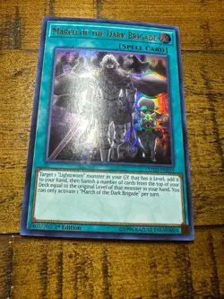 March of the Dark Brigade COTD-EN059 1st Edition Ultra Rare LP + BONUS - Image 1