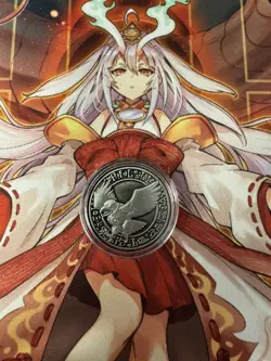 Yu-Gi-Oh! YCS Pre-Reg Coin - Silver D.D. Crow - Image 1