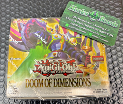 Yu-Gi-Oh Doom of Dimensions 1st edition Booster Box (24 Packs!) Factory Sealed - Image 1