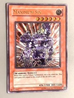 yugioh Maximum Six LODT-EN097 Ultimate unlimited Edition near mint - Image 2