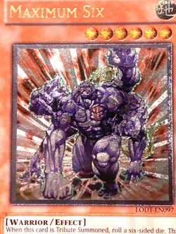 yugioh Maximum Six LODT-EN097 Ultimate unlimited Edition near mint - Image 4