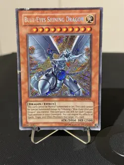 RP02-EN096 Yu-Gi-Oh! Blue-eyes Shining Dragon Secret Rare 1996 Edition - Image 2
