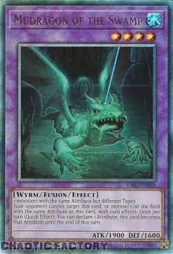YUGIOH ULTIMATE Rare RA01-EN028 Mudragon of the Swamp 1st Edition NM - Image 1