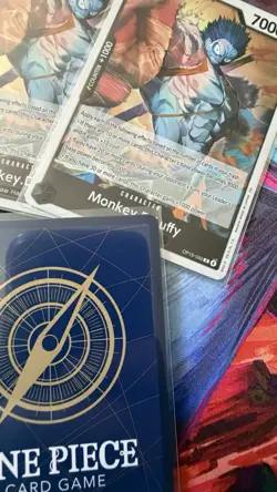 Bandai One Piece Card Game OP15 Monkey.D.Luffy Character 3x Cards - Image 3