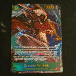 One Piece Dracule Mihawk OP14-119 Seven Warlords Full Art Foil 10000 Power - Image 1