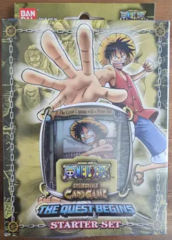 2005 Bandai Vintage One Piece CCG The Quest Begins Sealed Starter Deck English - Image 1