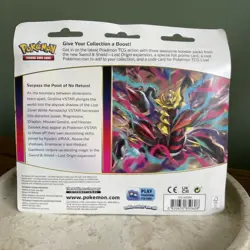 Pokemon TCG Lost Origin 3 Booster Blister Pack Regigigas Promo Card New Sealed - Image 2