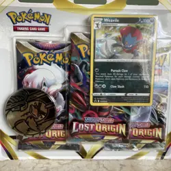 Pokemon TCG Lost Origin 3 Booster Blister Pack Regigigas Promo Card New Sealed - Image 3