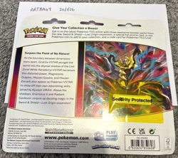 Pokemon TCG Lost Origin - Weavile Triple Blister/3 Pack Booster - New and Sealed - Image 2