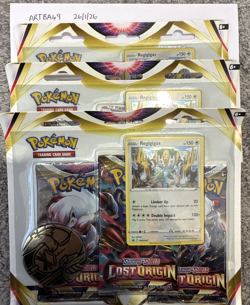 Pokemon TCG Lost Origin - Regigigas Triple Blister/3 Pack Booster - New/Sealed - Image 4