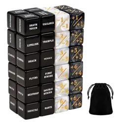 48 Pieces Mtg Counter Token Dice Counters Marble Keyword Counters Life Counte... - Image 1
