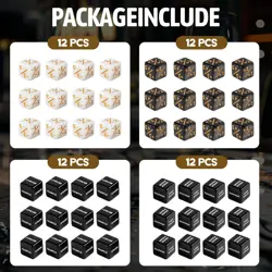48 Pieces Mtg Counter Token Dice Counters Marble Keyword Counters Life Counte... - Image 4