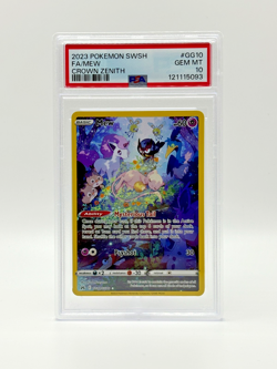 Mew GG10/GG70 Pokemon Crown Zenith Galarian Gallery PSA 10 GEM MINT - Image 1