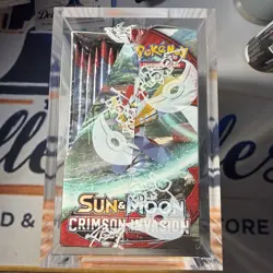 Pokemon TCG - Sun & Moon Crimson Invasion Booster Box W/ Acryllic(2) - Image 5