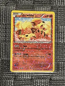 *HOLO RARE* Growlithe RC4/RC25 Legendary Treasures Radiant Pokemon TCG - Image 2