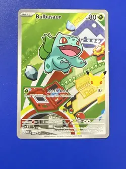 Pokemon TCG Bulbasaur 037 First Partner Illustration Black Star Promo NM - Image 1