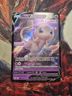 Pokemon TCG Mew V Crown Zenith 060/159 Holo Ultra Rare NM - Image 1