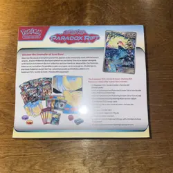 Pokemon Center Exclusive Paradox Rift ETB Roaring Moon Elite Trainer Box - Image 3