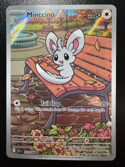 Pokemon TCG: Black Bolt: (152/086) Minccino Illustration Rare - Image 1