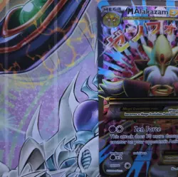 Pokemon Mega M Alakazam EX Full Art Ultra Rare Holo Card 118/124 Fates Collide - Image 4