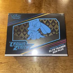 Pokemon Center Exclusive Crown Zenith ETB Elite Trainer Box Plus New Sealed - Image 1