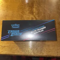 Pokemon Center Exclusive Crown Zenith ETB Elite Trainer Box Plus New Sealed - Image 3