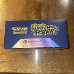 Pokemon Surging Sparks Pokemon Center ETB Exclusive Brand New Factory Sealed - Image 5