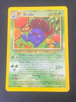 CARTE POKEMON ORTIDE 36/111 FR PEU COMMUNE NEO GENESIS - EXC - Image 1