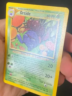 CARTE POKEMON ORTIDE 36/111 FR PEU COMMUNE NEO GENESIS - EXC - Image 2