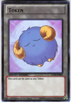 Token: Sheep (Blue) LC04-EN004 Yugioh TCG Ultra Rare NM - Image 1