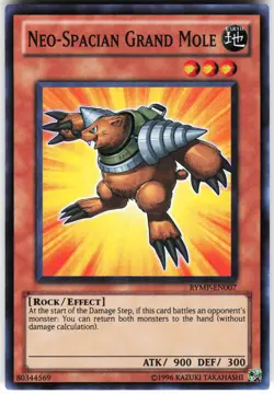 Neo-Spacian Grand Mole RYMP-EN007 Yugioh TCG Super Rare MP - Image 1