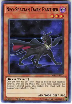 Neo-Spacian Dark Panther BLRR-EN052 Yugioh TCG Ultra Rare NM - Image 1
